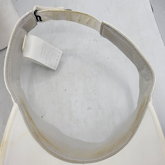 Wilson Tennis White Visor Hat Cap Adjustable Breathable Casual Sports - Picture 6 of 9